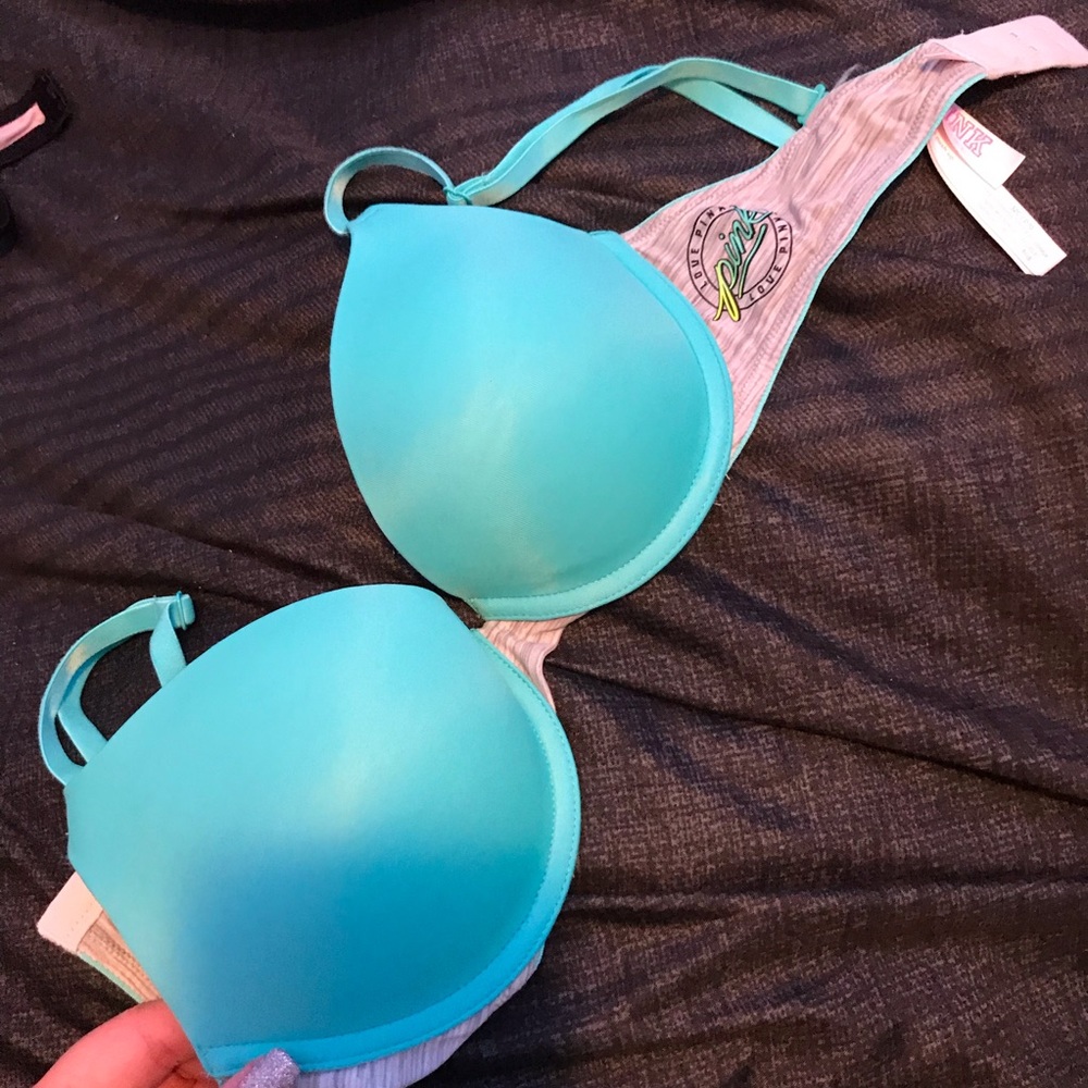 Pink T-shirt bra